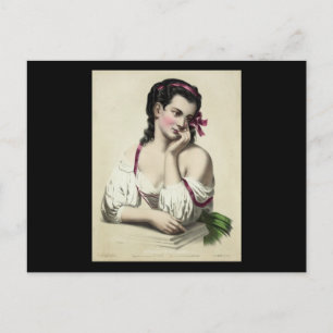 Josephine Ducollet - Reverie, na Fantin Latour Briefkaart