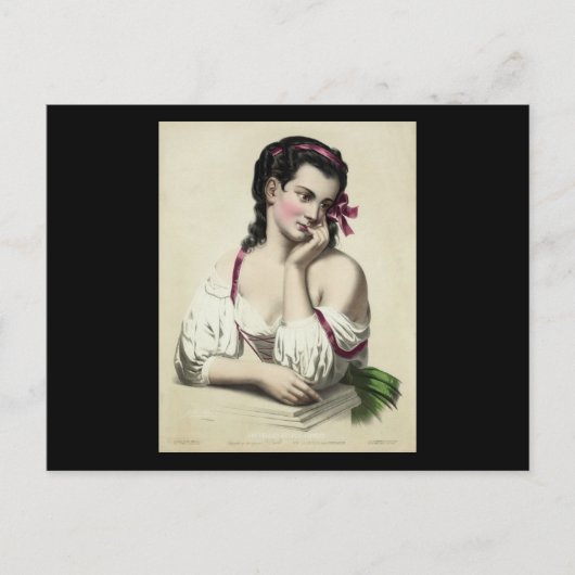 Josephine Ducollet - Reverie, na Fantin Latour Briefkaart (Voorkant)