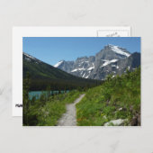 Josephine Lake Trail met Mount Guild bij Glacier Briefkaart (Voorkant / Achterkant)
