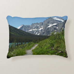 Josephine Lake Trail met Mount Guild bij Glacier Decoratief Kussen