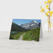 Josephine Lake Trail met Mount Guild bij Glacier Kaart (Gele Bloem)