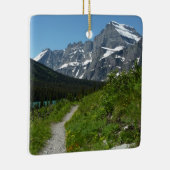 Josephine Lake Trail met Mount Guild bij Glacier Keramisch Ornament (Rechts)