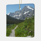 Josephine Lake Trail met Mount Guild bij Glacier Keramisch Ornament (Links)