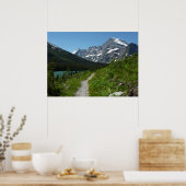 Josephine Lake Trail met Mount Guild bij Glacier Poster (Keuken)