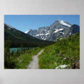 Josephine Lake Trail met Mount Guild bij Glacier Poster (Voorkant)