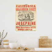 "Josephine" naar Californische reclame (1280A) Poster (Keuken)