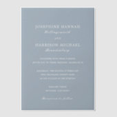 Josephine Traditionele bruiloft Vellum Uitnodigingen (Voorkant)