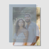 Josephine Traditionele bruiloft Vellum Uitnodigingen (Offset (Koppel))