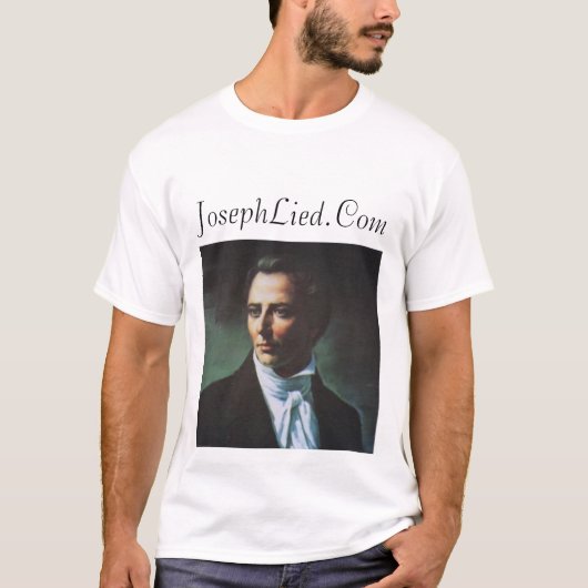 JosephLied/VraagMormonisme T-shirt (Voorkant)