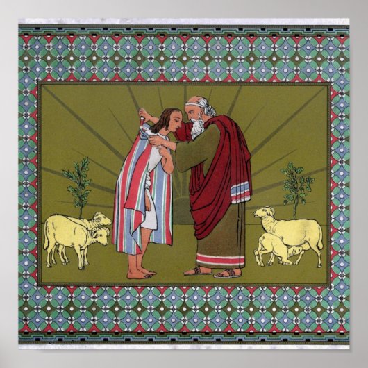 Joseph's Coat of Veel kleuren...Print Poster (Voorkant)