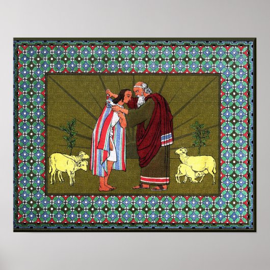 Joseph's Coat van Vele Kleuren Poster (Voorkant)