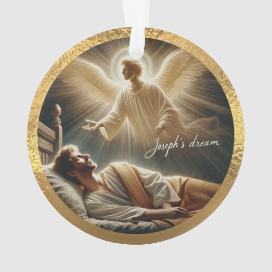 Joseph's Dream Acryl Ornament (achterkant)