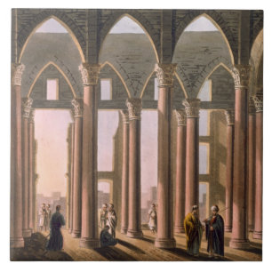 Joseph's Hall in het kasteel van Caïro, bord 31 v Tegeltje