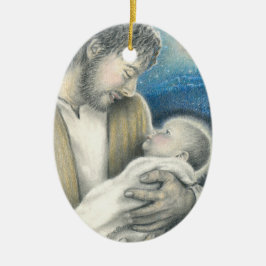 Joseph's Lullaby kerstversiering Keramisch Ornament