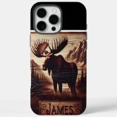 Joseph's Moose houtsnijwerk Case-Mate iPhone Case (Achterkant)