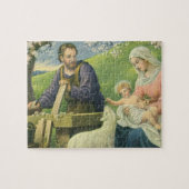 Joseph's Workshop met Mary en Baby Jesus Legpuzzel (Horizontaal)