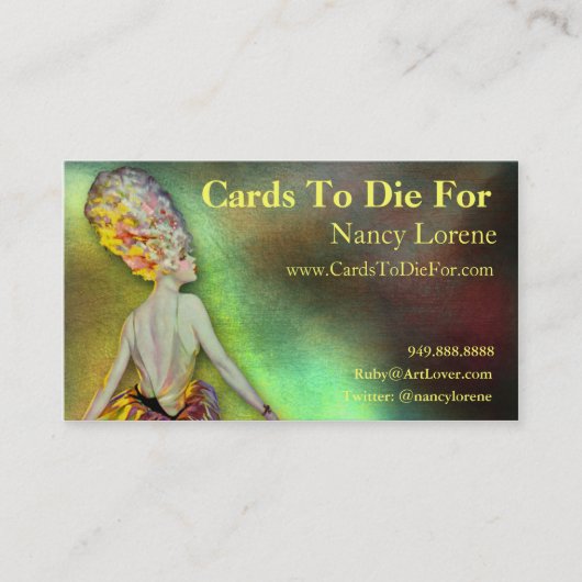 Josette in Geel - Visitekaartjes (Voorkant)