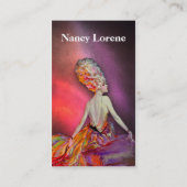 Josette in Sinaasappel - Visitekaartjes (Achterkant)