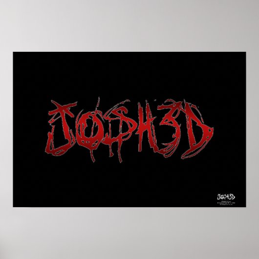 Josh 3D Poster (Voorkant)