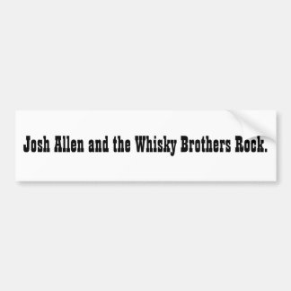 Josh Allen en de Whisky Brothers Rock. (sticker) Bumpersticker