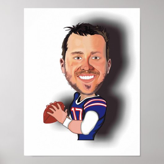 JOSH ALLEN POSTER (Voorkant)