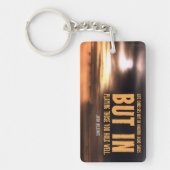 Josh Billings Inspirerend quote "Speel goed" Sleutelhanger (Voorkant)