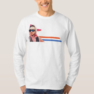 JOSH Bunny Stripes Long Mope T-shirt