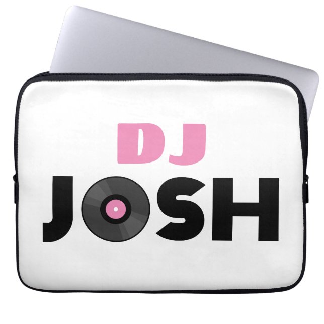 Josh DJ-laptophoes Laptop Sleeve (Voorkant)
