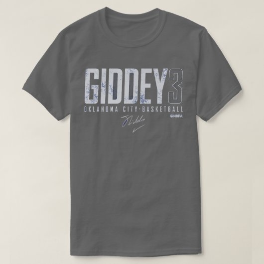 Josh Giddey Oklahoma City Elite T-shirt (Design voorkant)