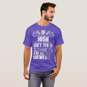 JOSH Gift Name Fix it Grapny Birthday Dad Idea T-shirt (Voorkant volledig)