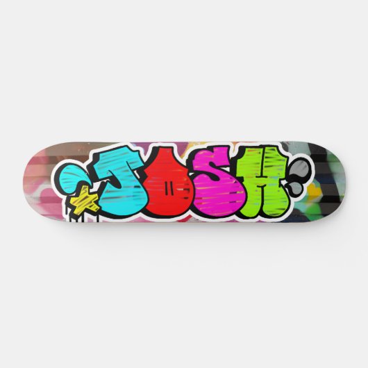 Josh Graffiti Aangepast aangepast wolkskateboard Persoonlijk Skateboard (Horizontaal)