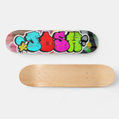 Josh Graffiti Aangepast aangepast wolkskateboard Persoonlijk Skateboard (Horizontaal)