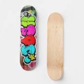 Josh Graffiti Aangepast aangepast wolkskateboard Persoonlijk Skateboard (Voorkant)