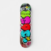 Josh Graffiti Aangepast aangepast wolkskateboard Persoonlijk Skateboard (Voorkant)