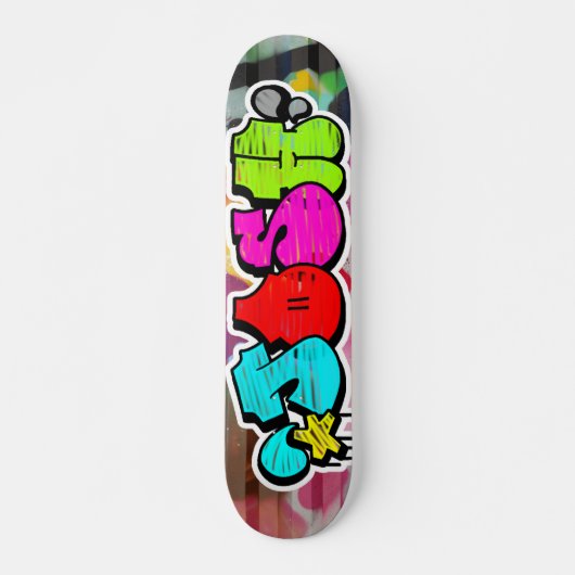 Josh Graffiti Aangepast aangepast wolkskateboard Persoonlijk Skateboard (Voorkant)