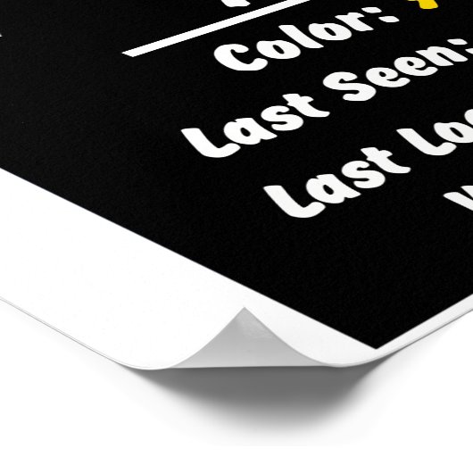 Josh Hawley Missing Spine Poster (Hoek)