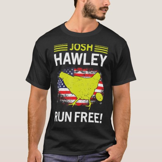 Josh Hawley run Free Josh Hawley Running Oops T-shirt (Voorkant)