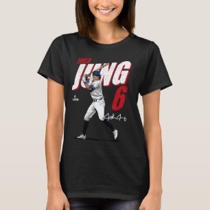 Josh Jung Texas Baseball Spelers MLBJOJ3001 T-shirt