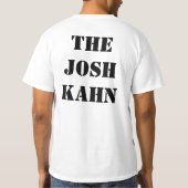 JOSH KAHN (terug naar de vraag van de bevolking) T-shirt (Achterkant)