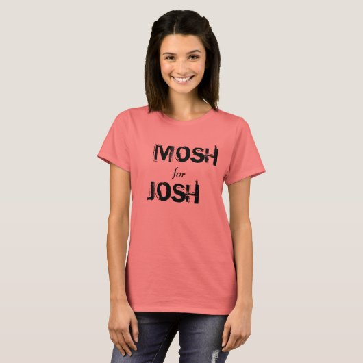 Josh-moshing T-shirt (Voorkant volledig)