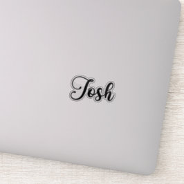 Josh Name - Handgeschreven kalligrafie Sticker