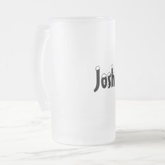Josh-Name Style-Frosted Mok (Voorkant links)