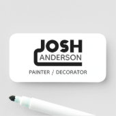 Josh Name Tag (In situ)