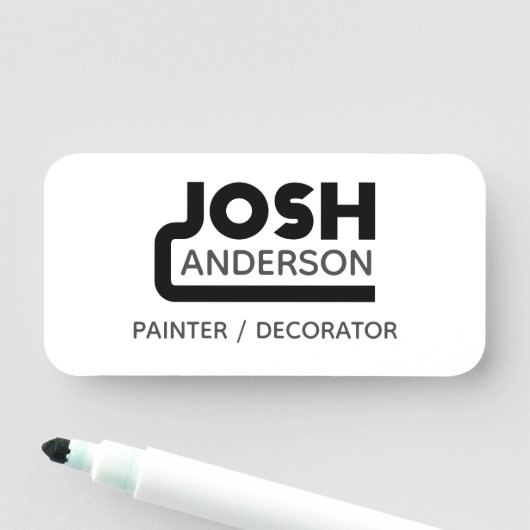 Josh Name Tag (In situ)