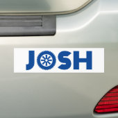 Josh Petrol Head Bumpersticker (Op auto)