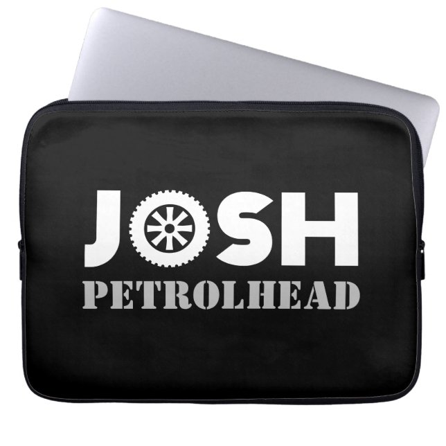 Josh Petrolhead Laptop Sleeve (Voorkant)