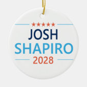 Josh Shapiro 2028 Keramisch Ornament (Voorkant)