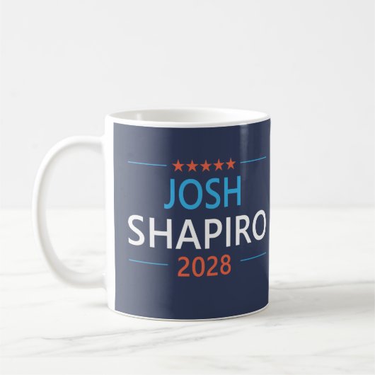 Josh Shapiro 2028 Koffiemok (Links)