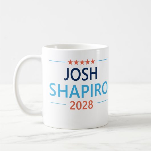 Josh Shapiro 2028 Koffiemok (Links)