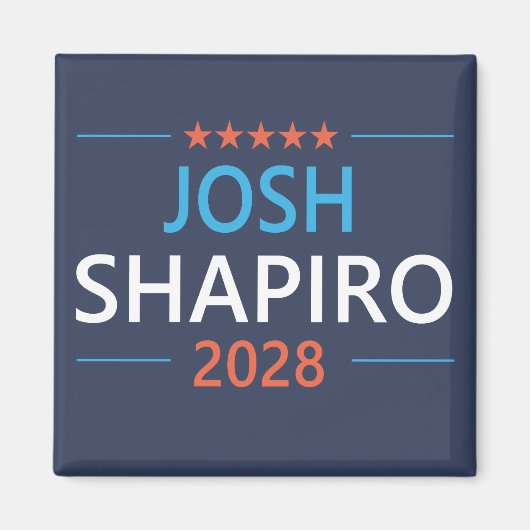 Josh Shapiro 2028 Magneet (Voorkant)